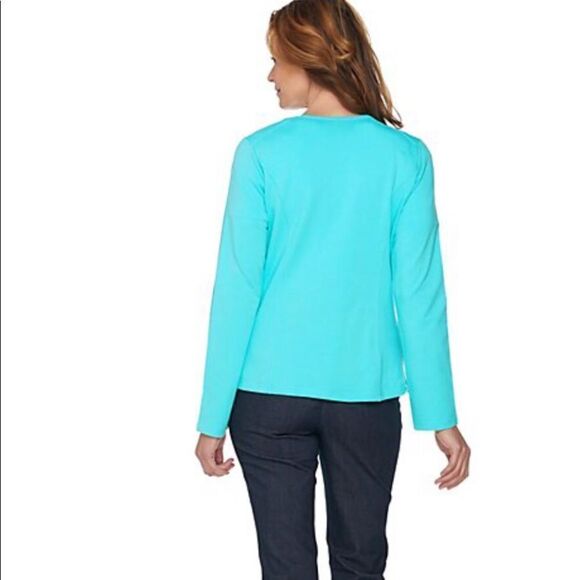 Belle by Kim Gravel Knit Motorcycle Jacket - Picture 2 of 5